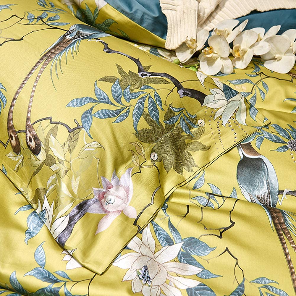 Floral Bedding Comforter Cover Set - From Where - 