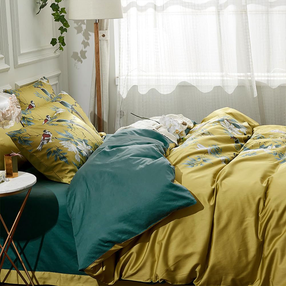 Floral Bedding Comforter Cover Set - From Where - 