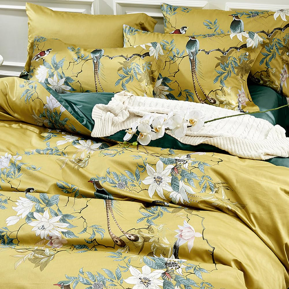Floral Bedding Comforter Cover Set - From Where - 