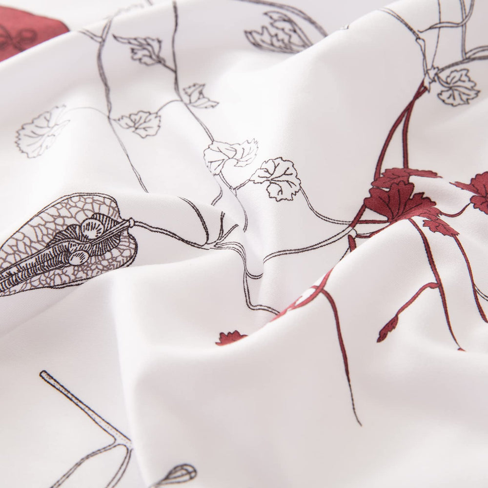 Floral Duvet Cover Set - From Where - 