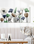 Floral Landscape Frameless Graphic Wall Art - From Where - 
