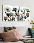 Floral Landscape Frameless Graphic Wall Art - From Where - 