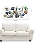 Floral Landscape Frameless Graphic Wall Art - From Where - 