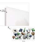 Floral Landscape Frameless Graphic Wall Art - From Where - 