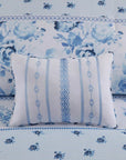 Floral Striped Comforter Set - From Where - 