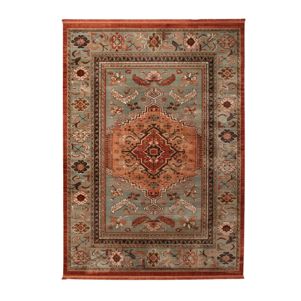 Floral Woven Accent Rug - From Where - 