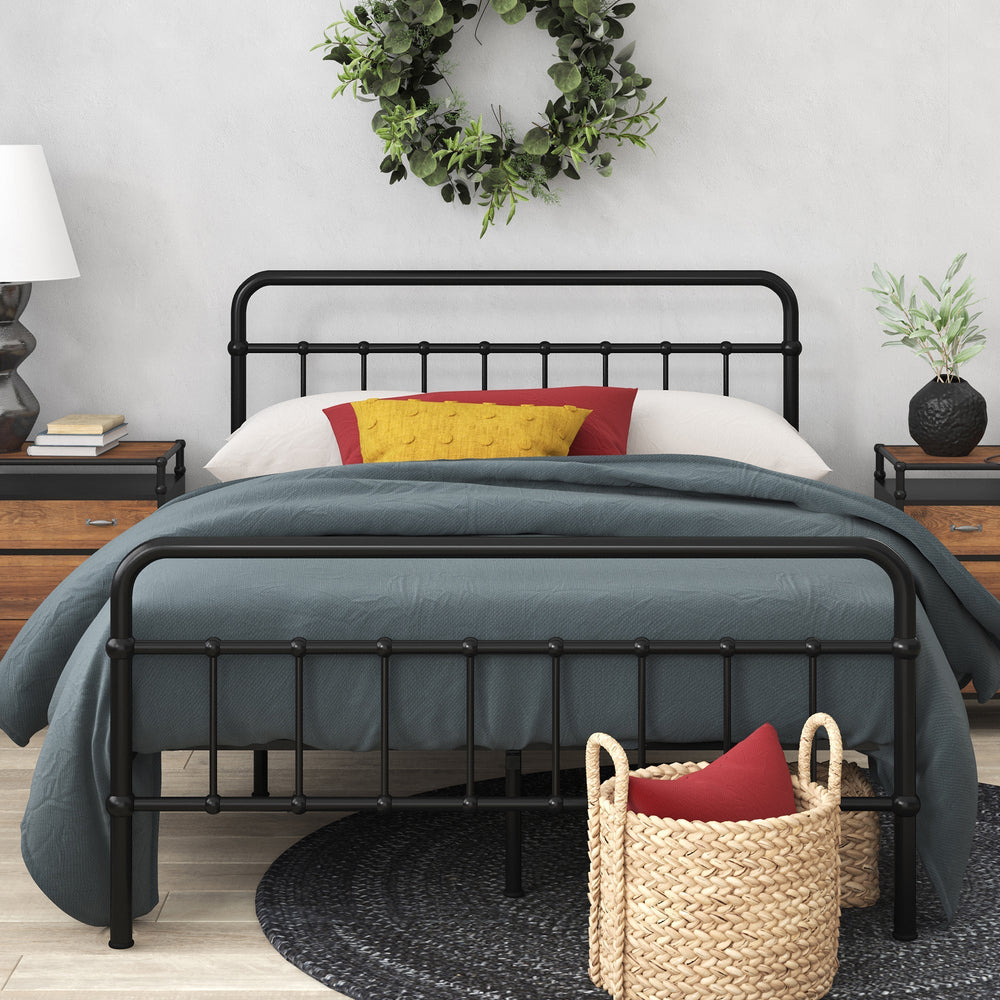 Florence Metal Platform Bed Frame - From Where Finds - 