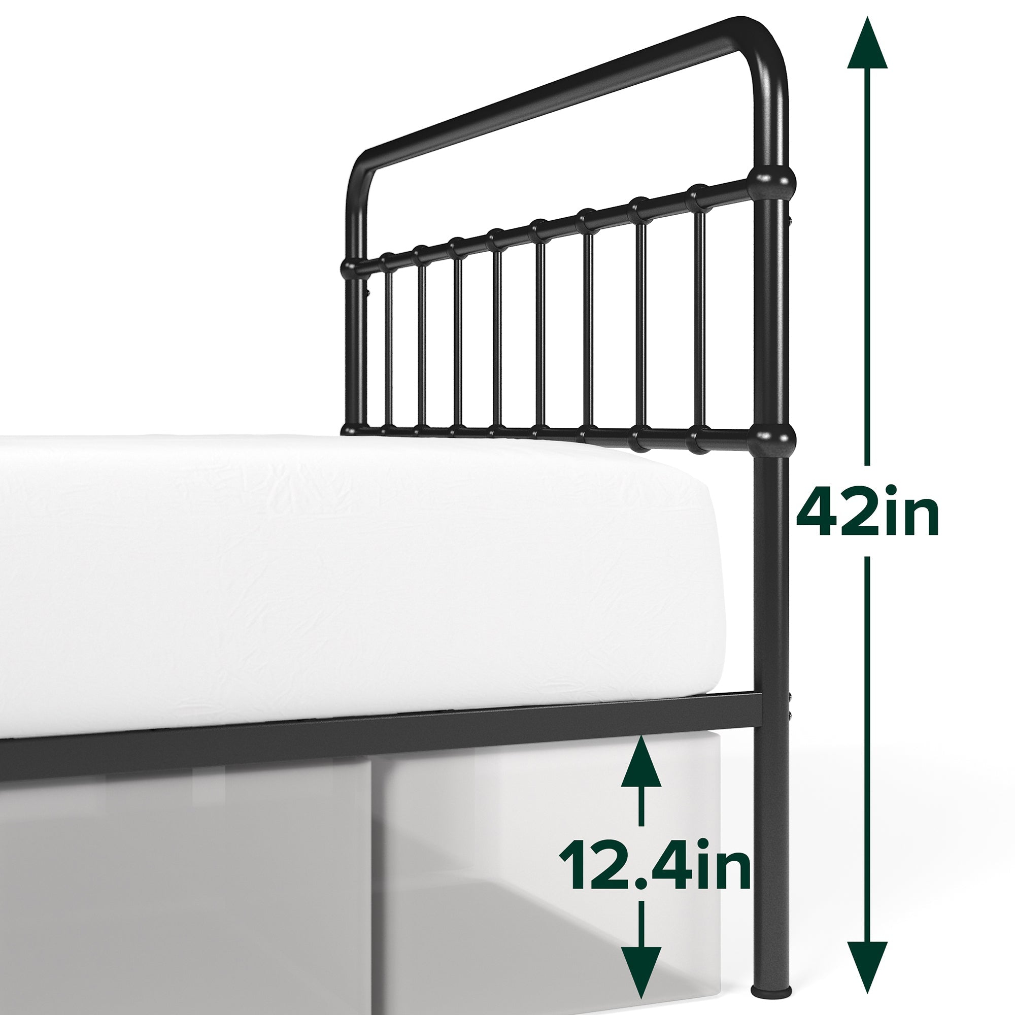 Florence Metal Platform Bed Frame - From Where Finds - 