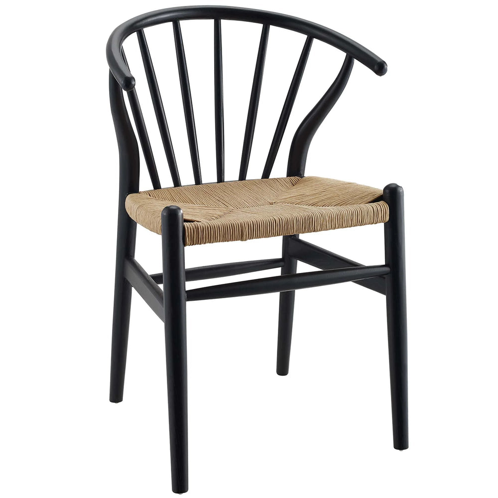 Flourish Spindle Wood Dining Side Chair - From Where - 