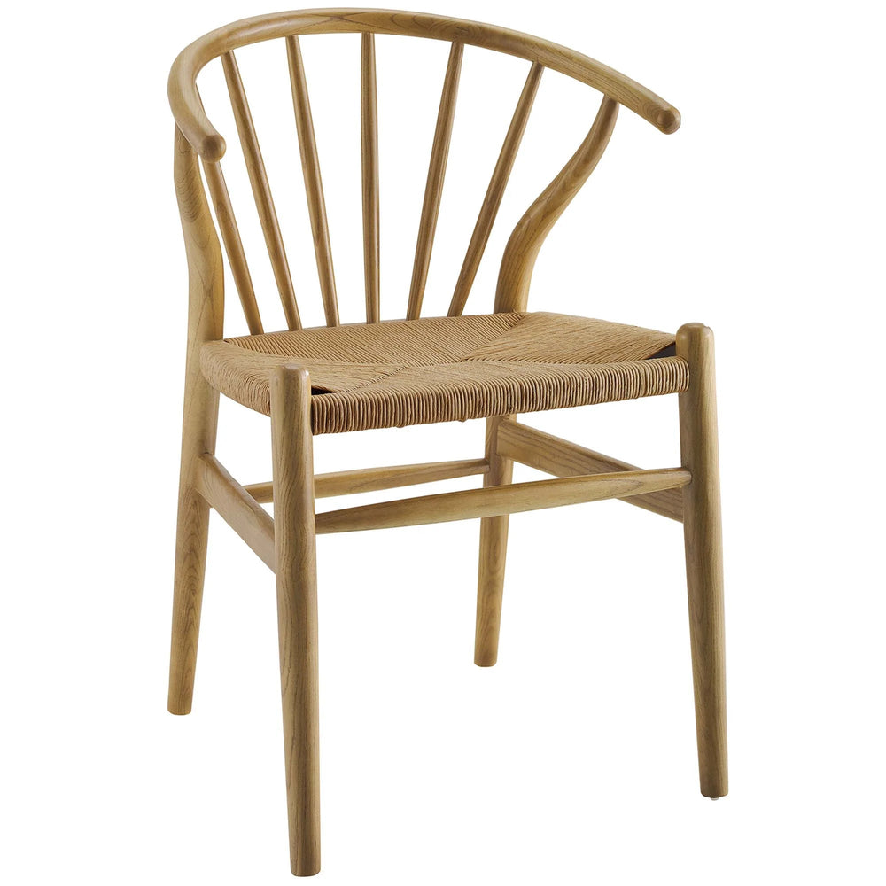 Flourish Spindle Wood Dining Side Chair - From Where - 