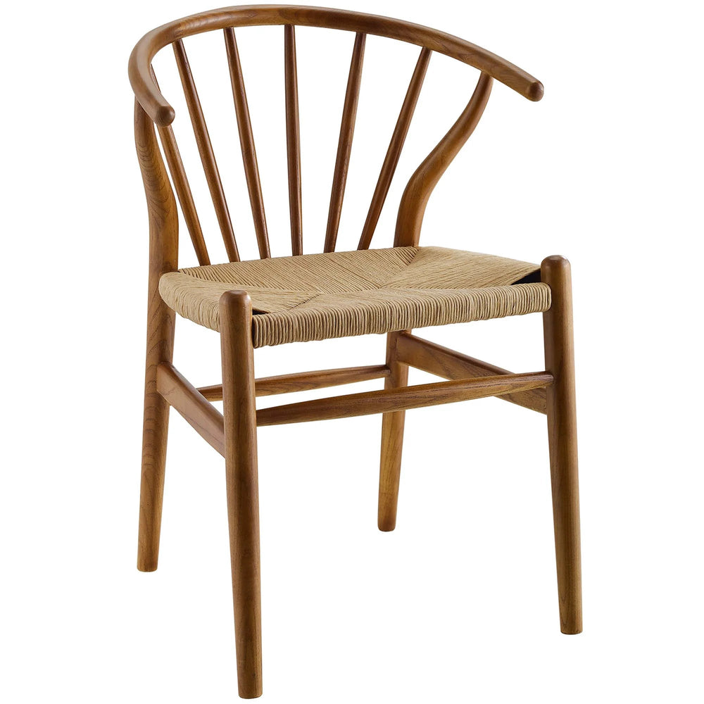Flourish Spindle Wood Dining Side Chair - From Where - 