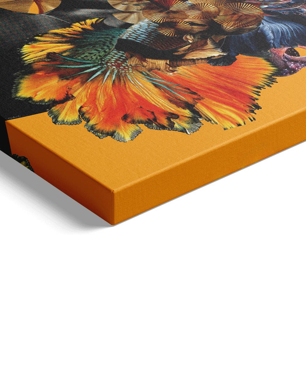 Flowers On Glass I - Canvas Print - From Where - 