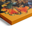 Flowers On Glass I - Canvas Print - From Where - 