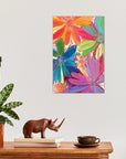 Flowers On Glass I - Canvas Print - From Where - 