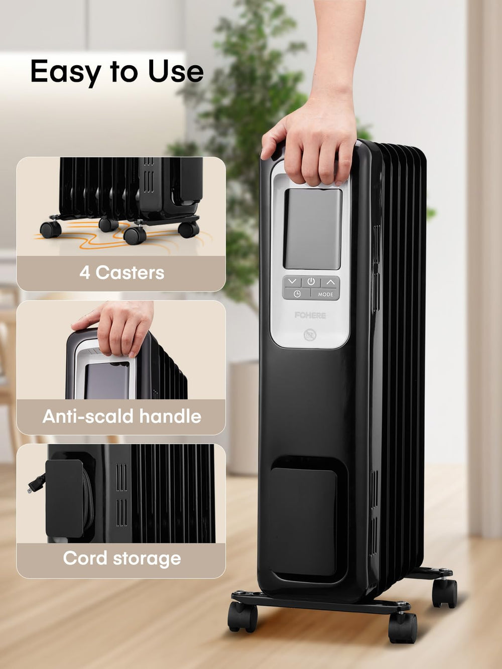 FOHERE Oil Filled Radiator Heater - From Where - 