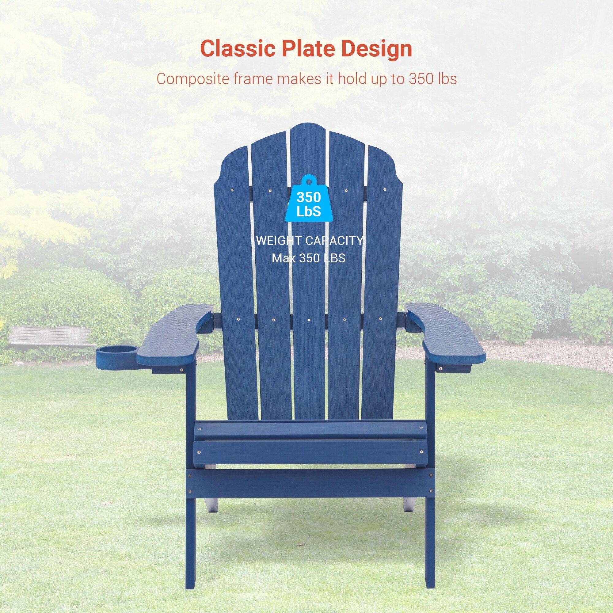 Foldable Adirondack Chair (Set of 4) - From Where - 