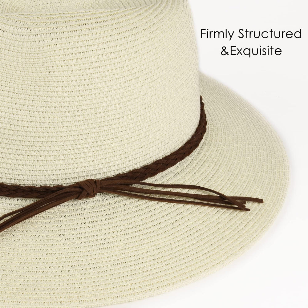 Foldable Packable Straw Beach Hat - From Where - 