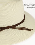 Foldable Packable Straw Beach Hat - From Where - 