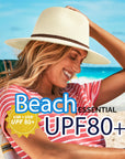 Foldable Packable Straw Beach Hat - From Where - 