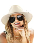 Foldable Packable Straw Beach Hat - From Where - 