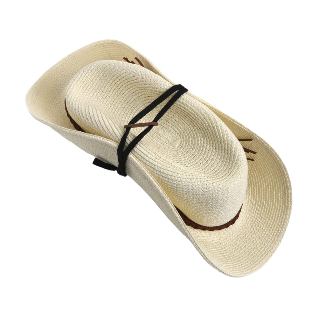 Foldable Packable Straw Beach Hat - From Where - 