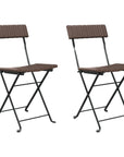 Folding Bistro Chairs (Set of 2) - From Where - 
