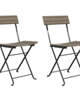 Folding Bistro Chairs (Set of 2) - From Where - 