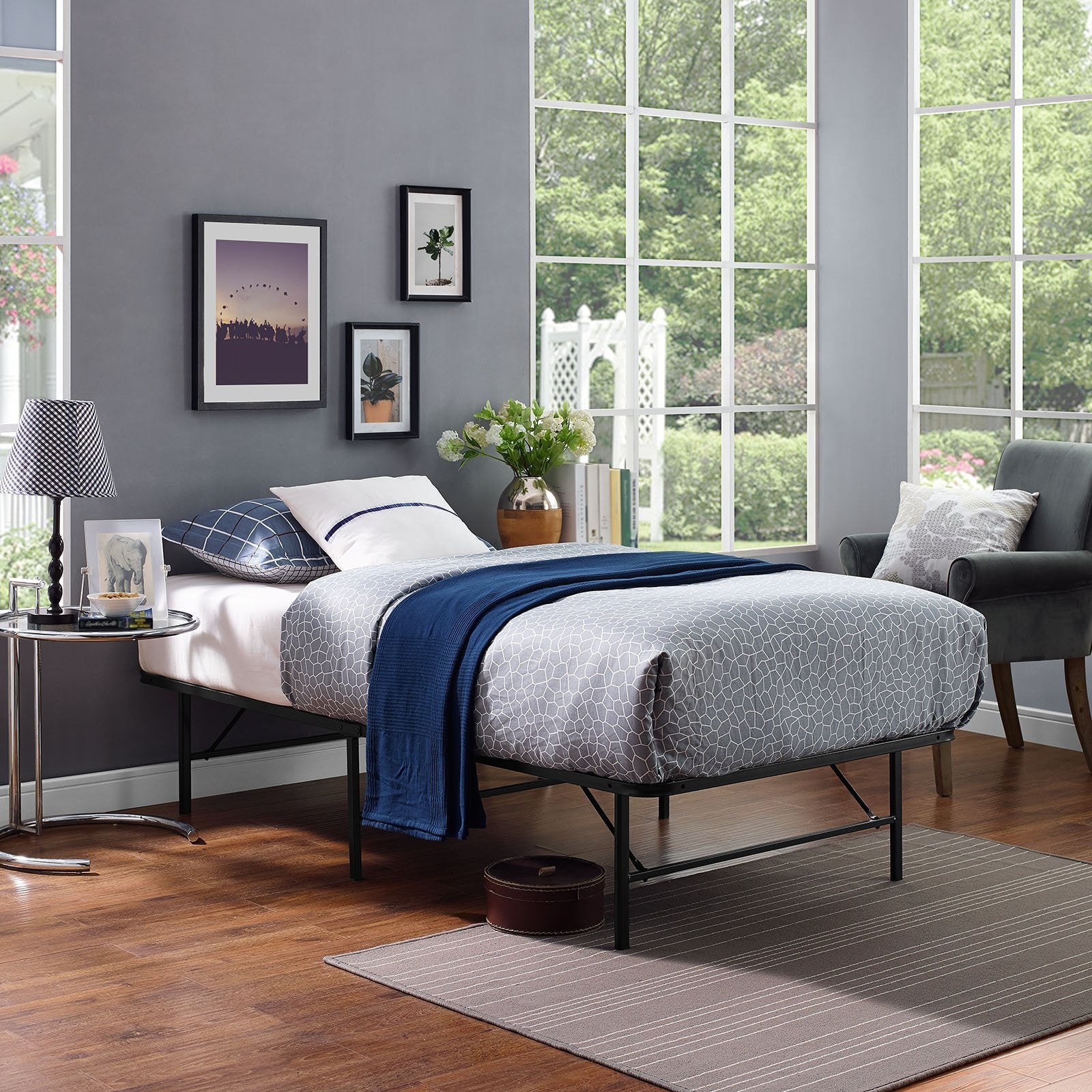 Folding Metal Bed Frame - From Where - 