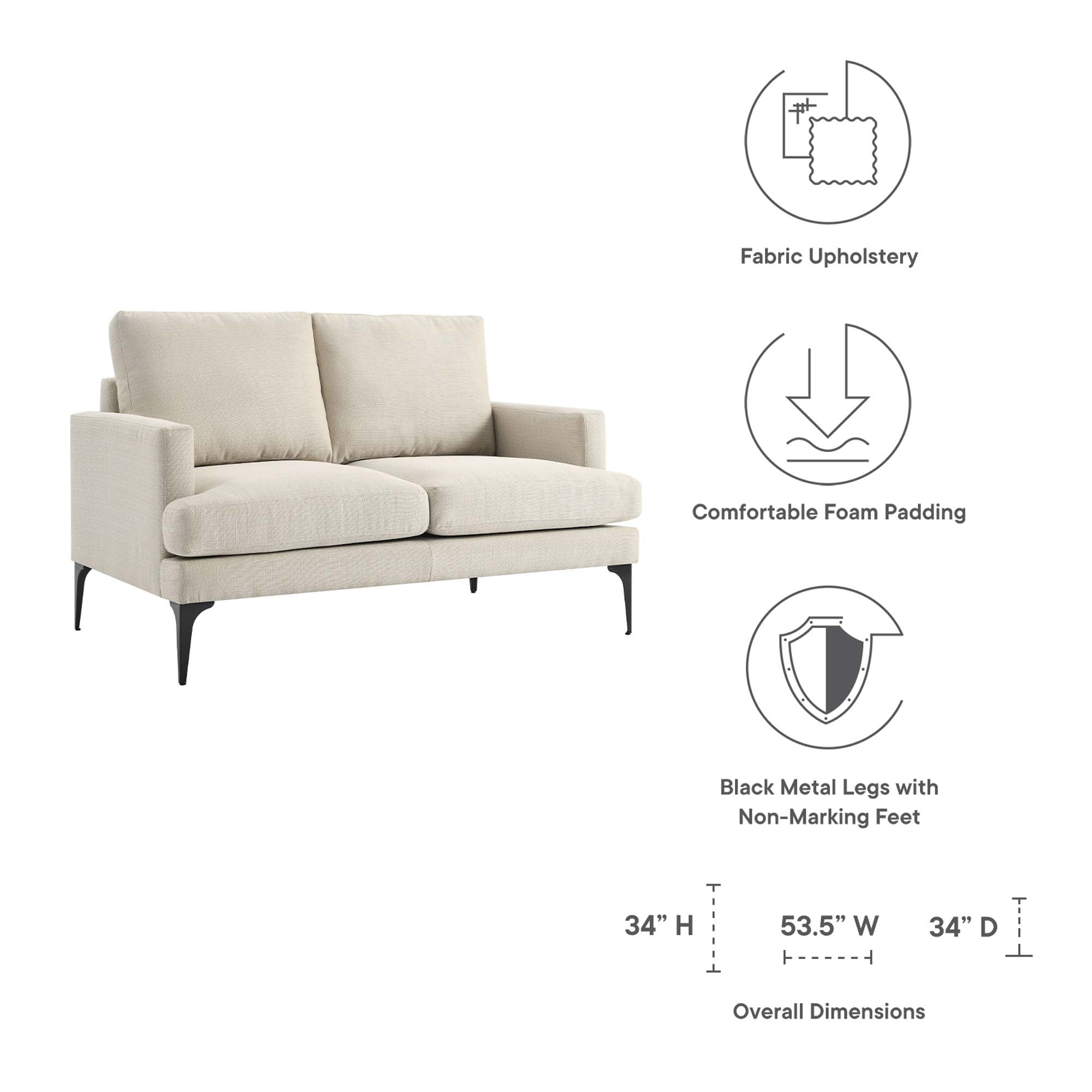 Folklore Loveseat - From Where - 