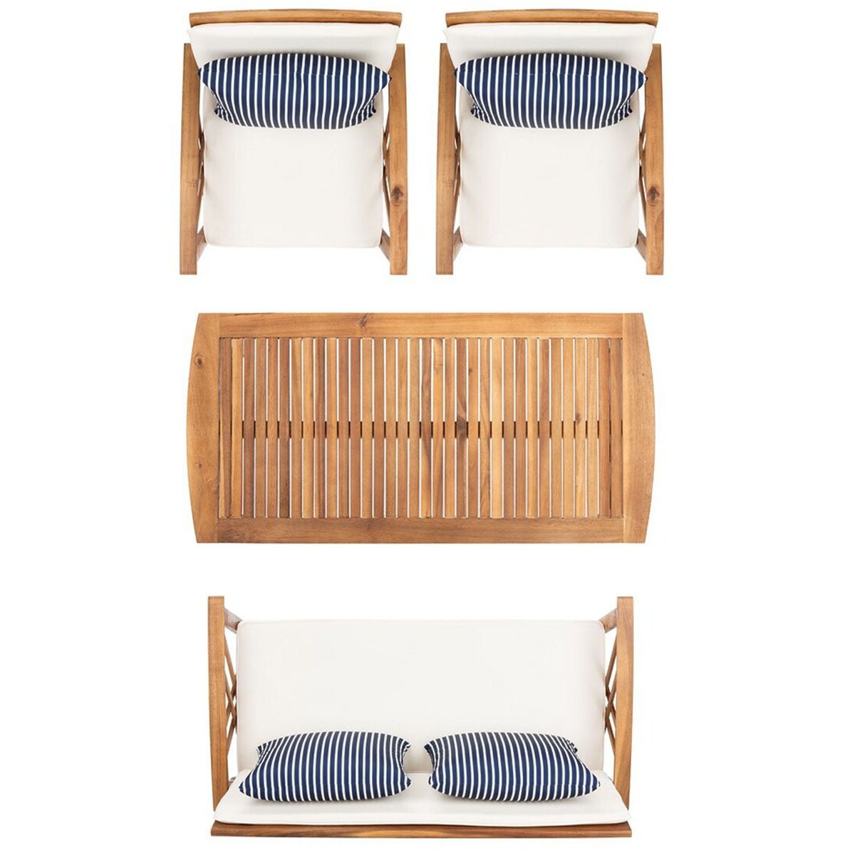 Fontana 4 - Piece Outdoor Set - From Where - 