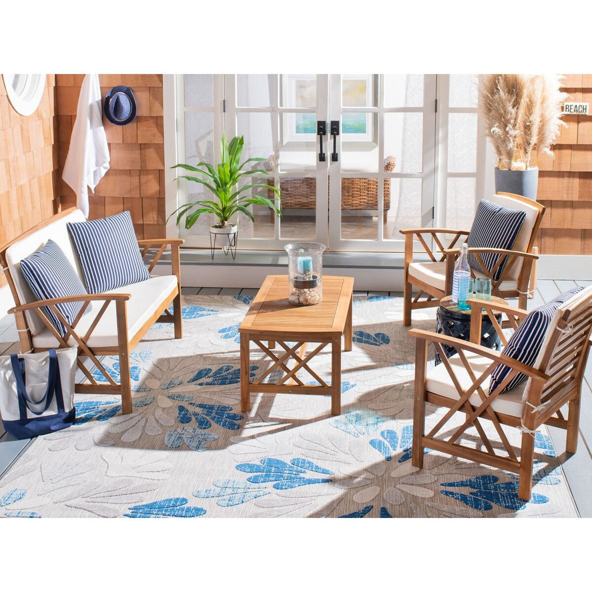 Fontana 4 - Piece Outdoor Set - From Where - 