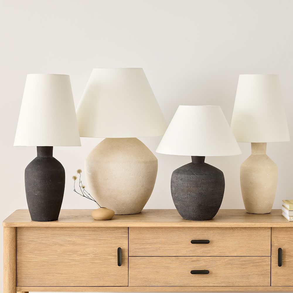 Form Studies Ceramic Table Lamp (24"–36") - From Where Finds - 