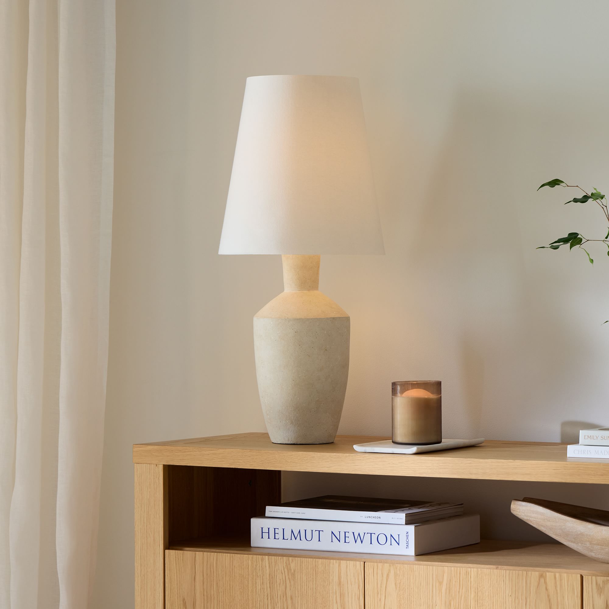 Form Studies Ceramic Table Lamp (24"–36") - From Where Finds - 