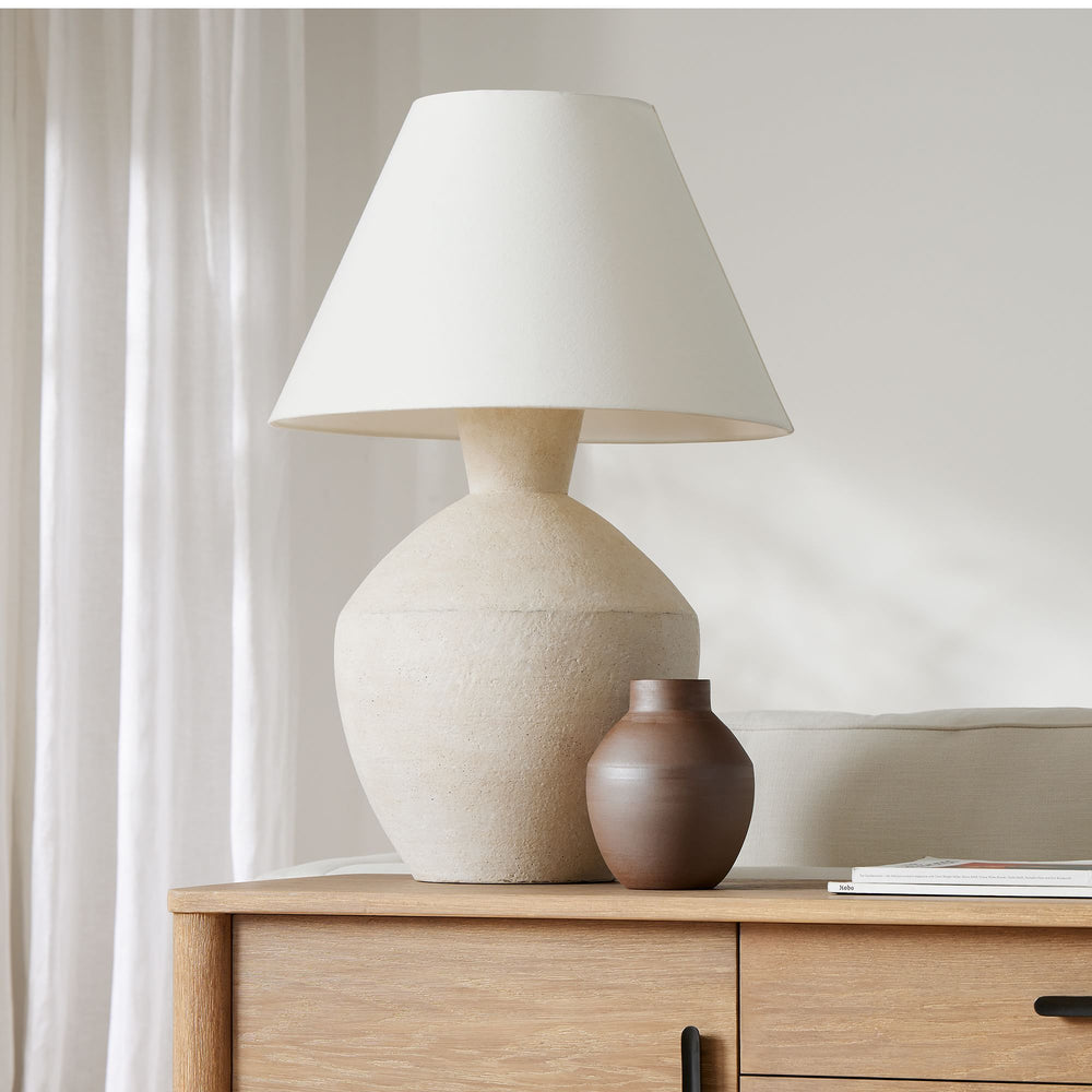 Form Studies Ceramic Table Lamp (24"–36") - From Where Finds - 