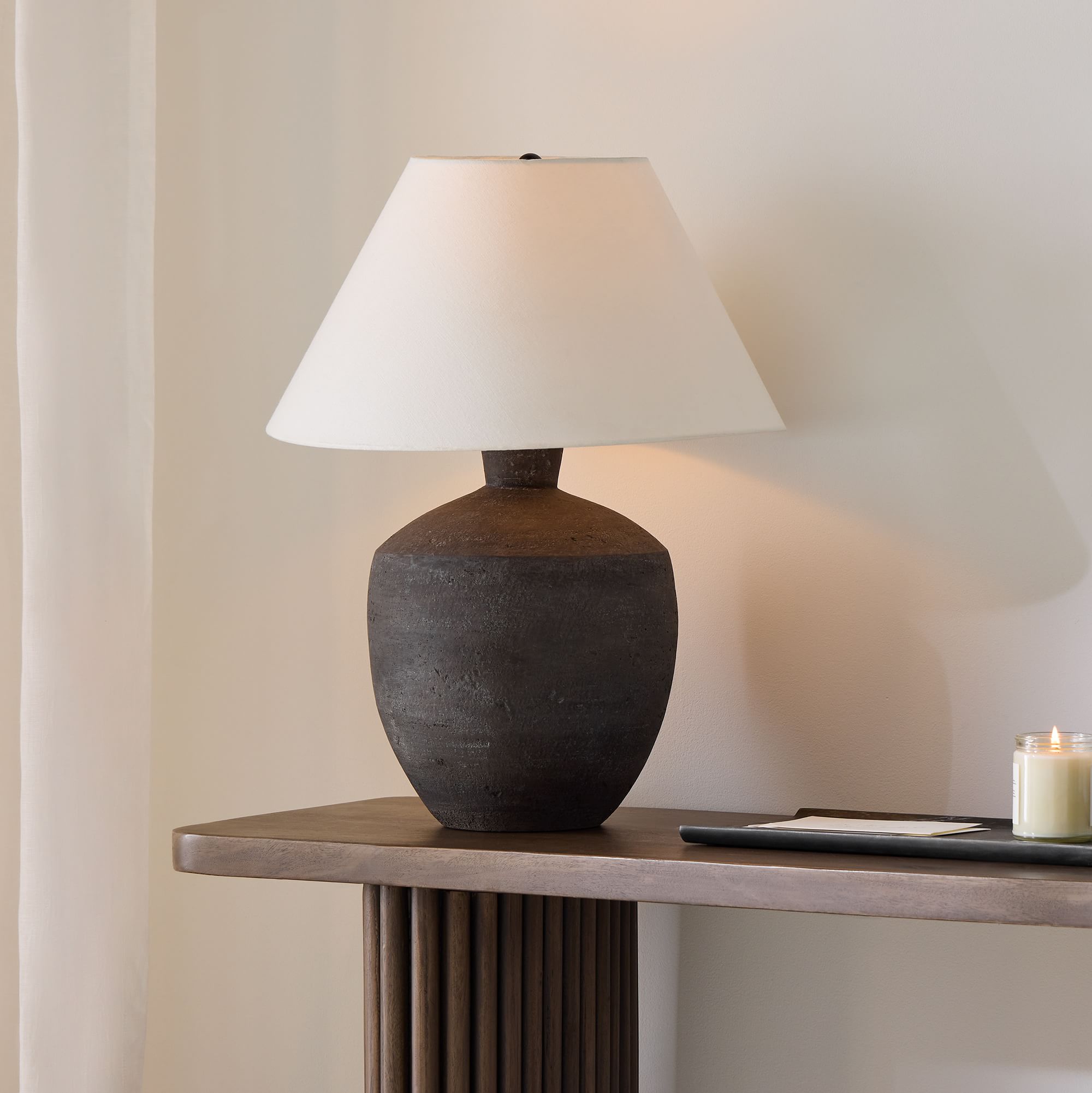 Form Studies Ceramic Table Lamp (24"–36") - From Where Finds - 