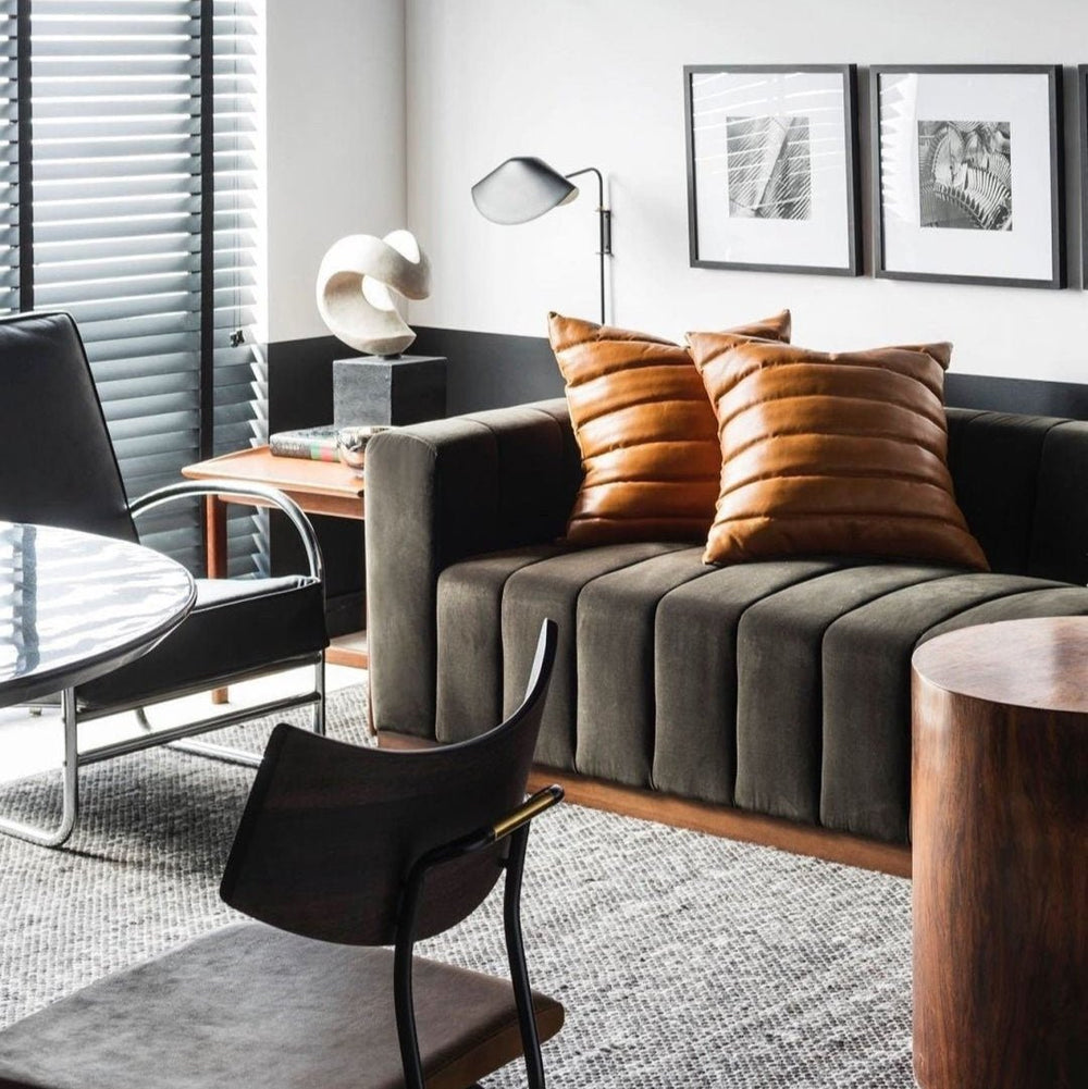 Forte 81&quot; Channeled Sofa - From Where - 