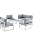 Fortuna 8 Piece Outdoor Patio Sofa Set - From Where - 