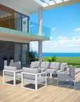 Fortuna 8 Piece Outdoor Patio Sofa Set - From Where - 
