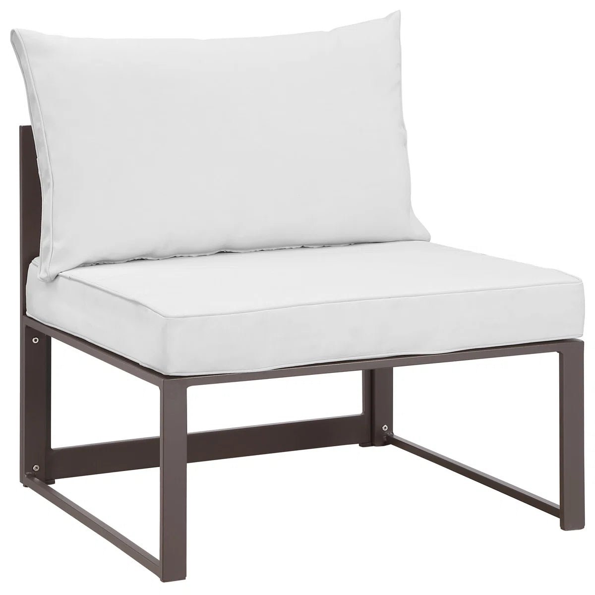 Fortuna Aluminum Patio Armless Chair - From Where - 