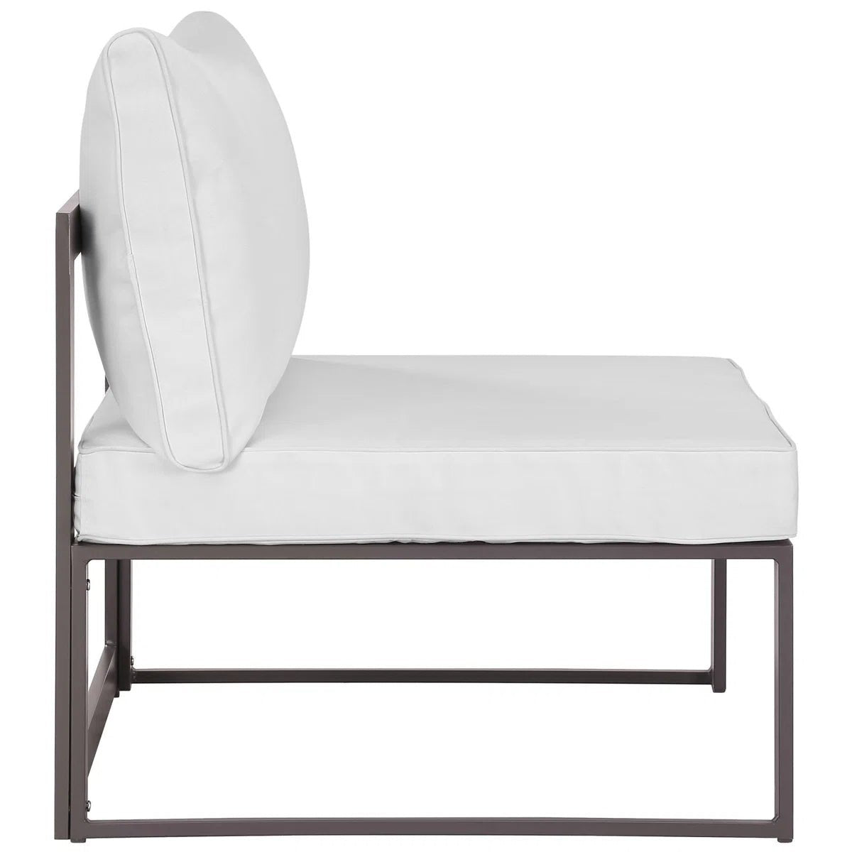 Fortuna Aluminum Patio Armless Chair - From Where - 