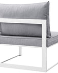 Fortuna Armless Outdoor Patio Chair - From Where Finds - 