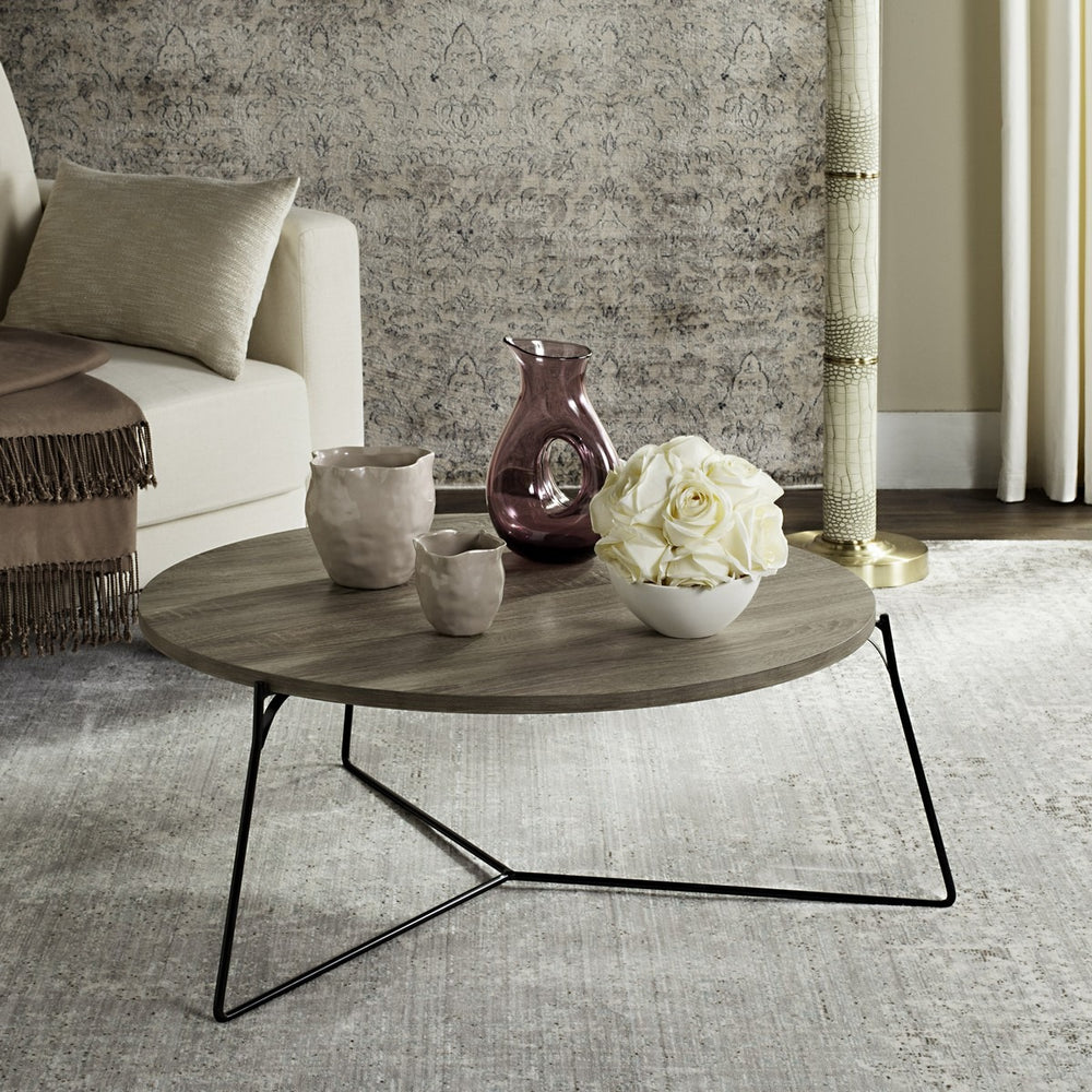 Mae Retro Mid Century Wood Coffee Table