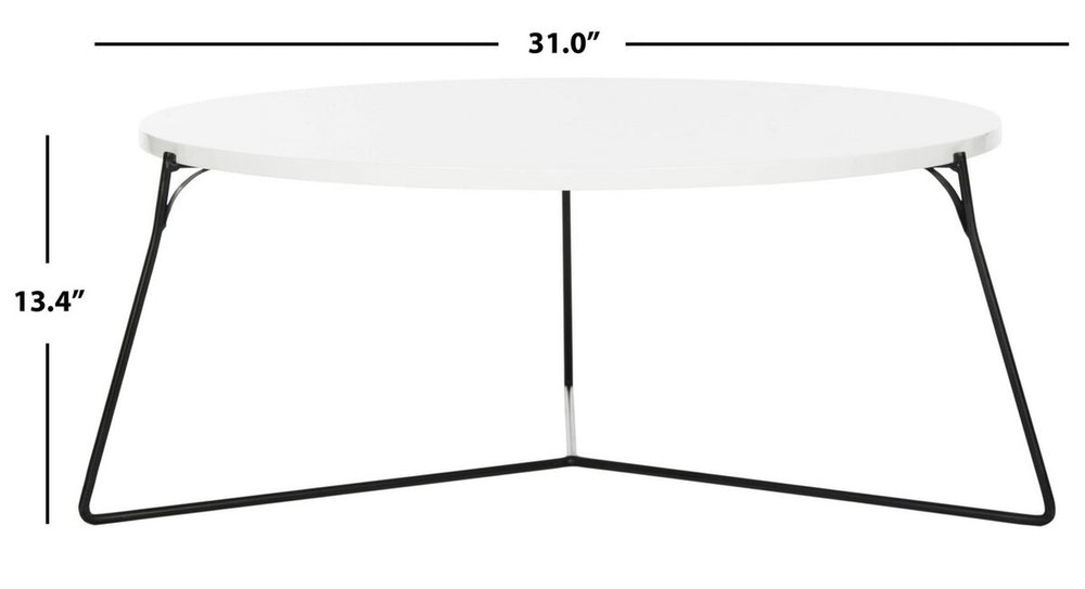 Mae Retro Mid Century Wood Coffee Table