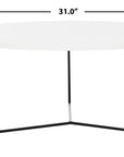 Mae Retro Mid Century Wood Coffee Table