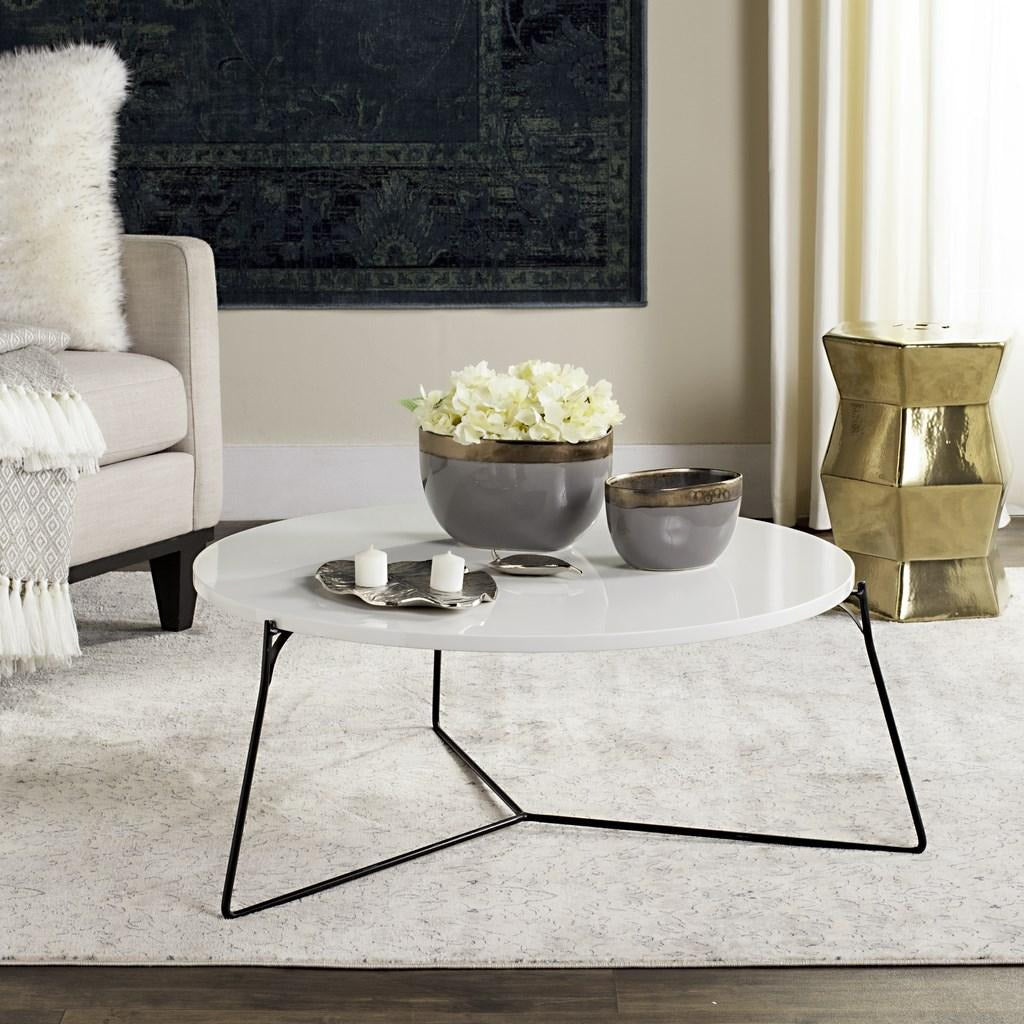 Mae Retro Mid Century Wood Coffee Table