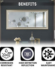 Framed Floor Length Standing Mirror - From Where - 