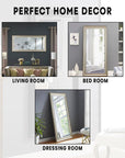 Framed Floor Length Standing Mirror - From Where - 