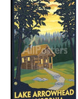 Framed Lake Arrowhead Print - From Where - Living Room