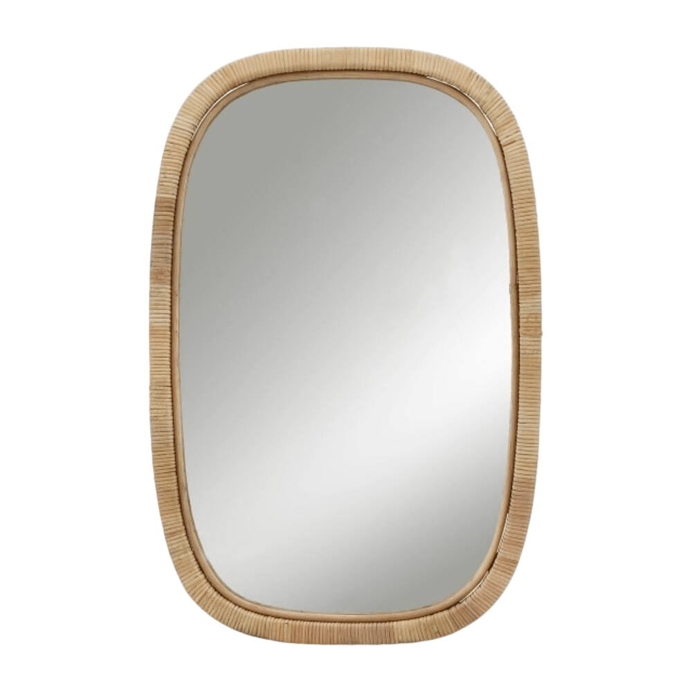 Framed Rectangular Wall Mirror - From Where - 