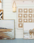 Framed Shore Canvas Wall Art - From Where - 